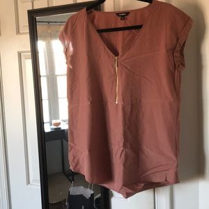 Express Zip Front Gramercy top